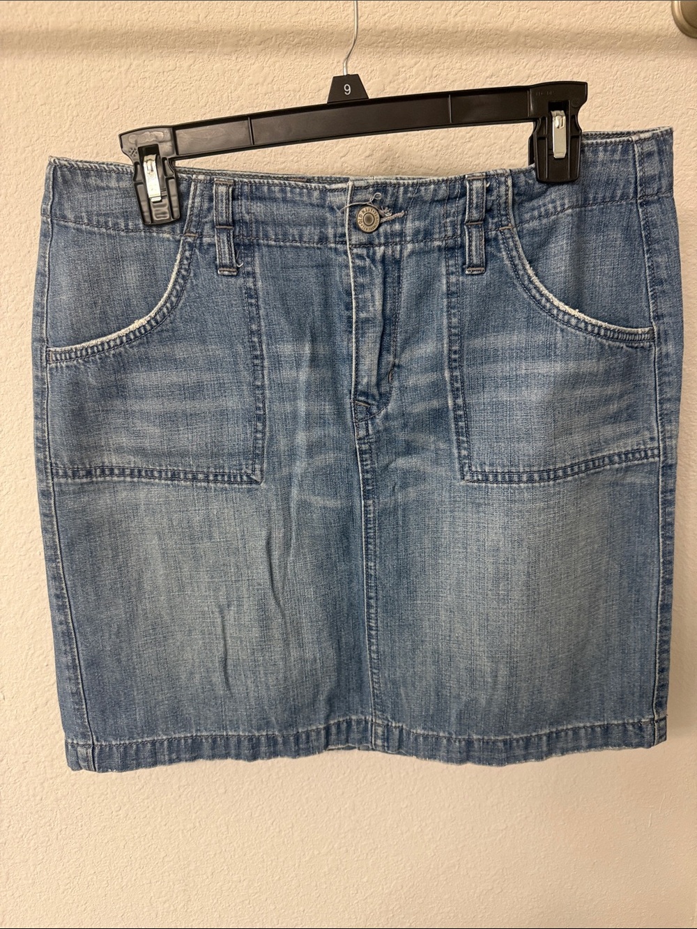 Old Navy Light Blue Denim Mini Skirt